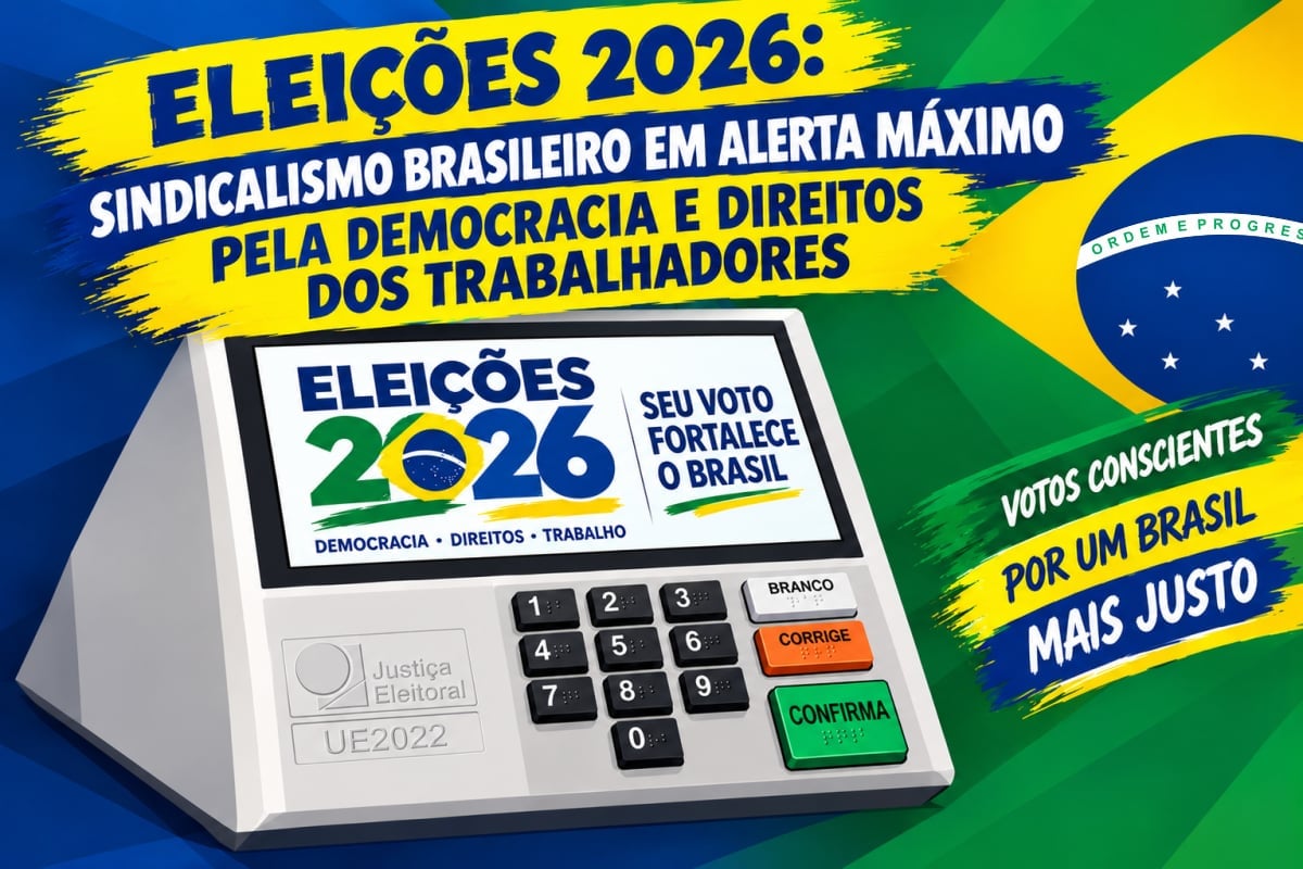 Capa: Eleições 2026: Cenário Eletrizante e os Desafios Essenciais para o Trabalhador