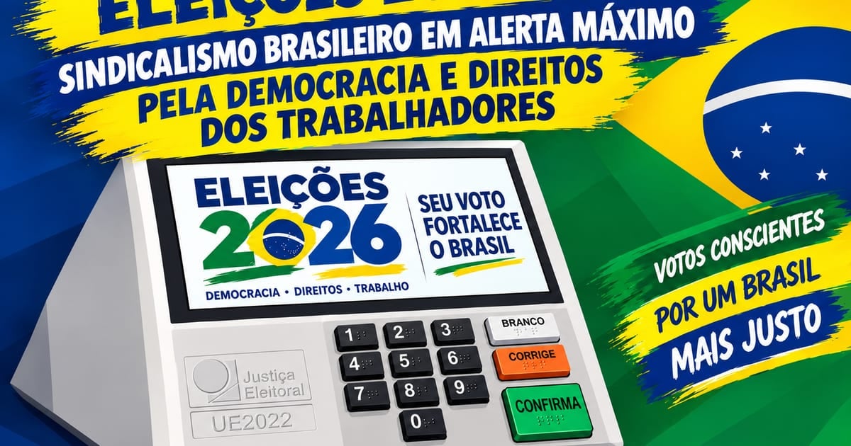 Capa: Eleições 2026: Cenário Eletrizante e os Desafios Essenciais para o Trabalhador